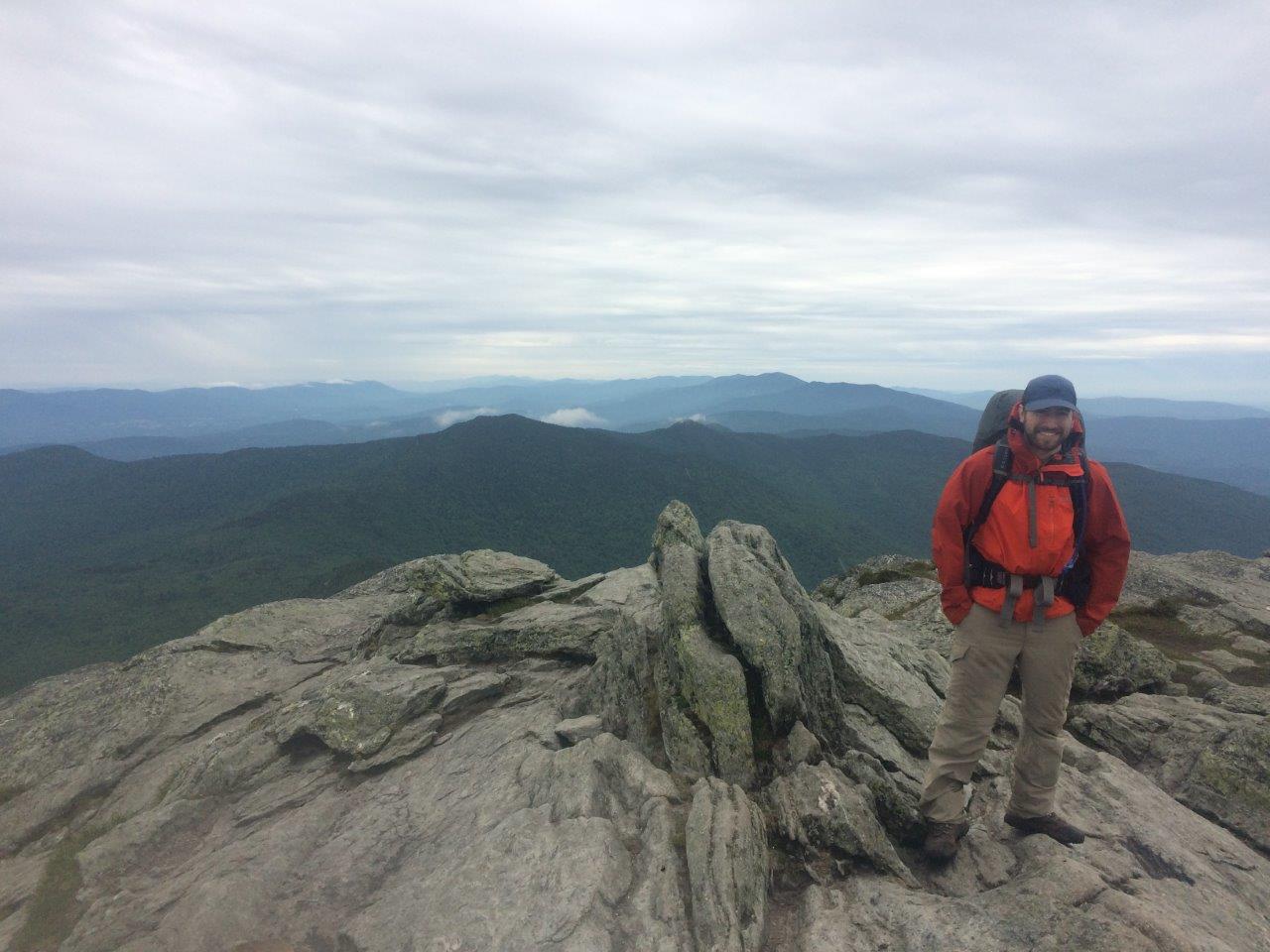 Atop the windy hump.