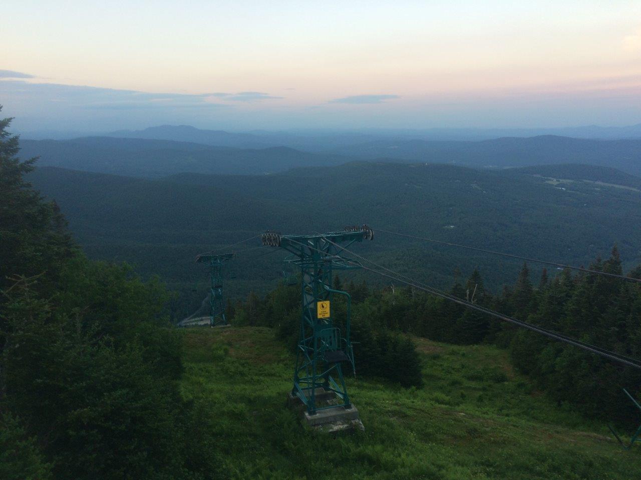 Never seen single chair ski lifts before Mad River Glen. The Mad River Glen warming hut is truly a gem on the LT.