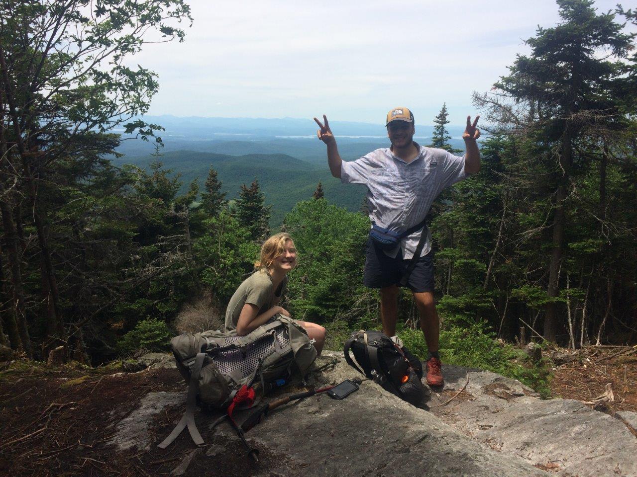 The Maryland duo, Caroline & Derek (trailnames TBD).