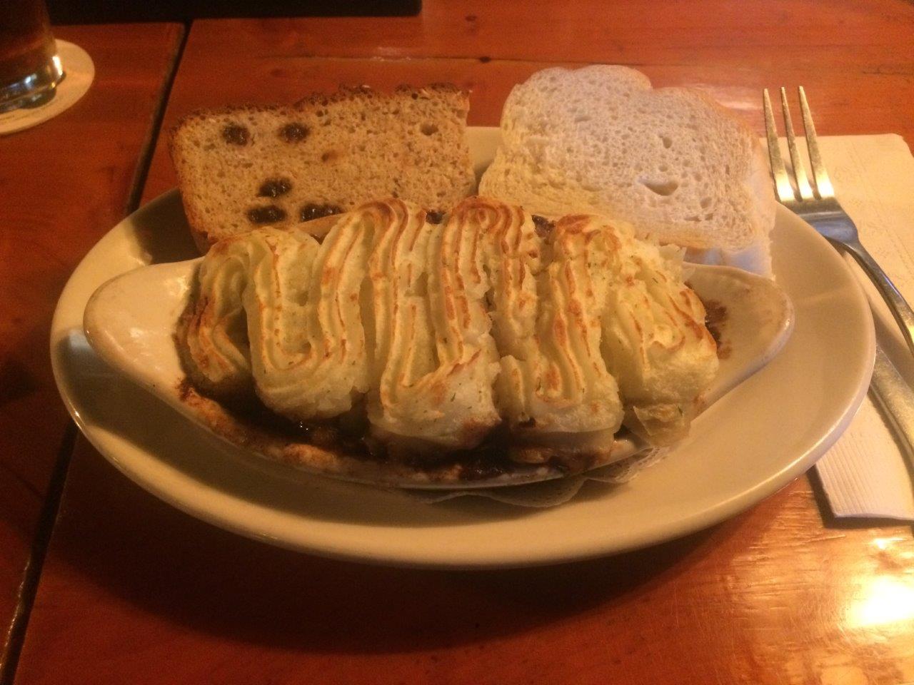 Dinner of champions at the Inn at the Long Trail.