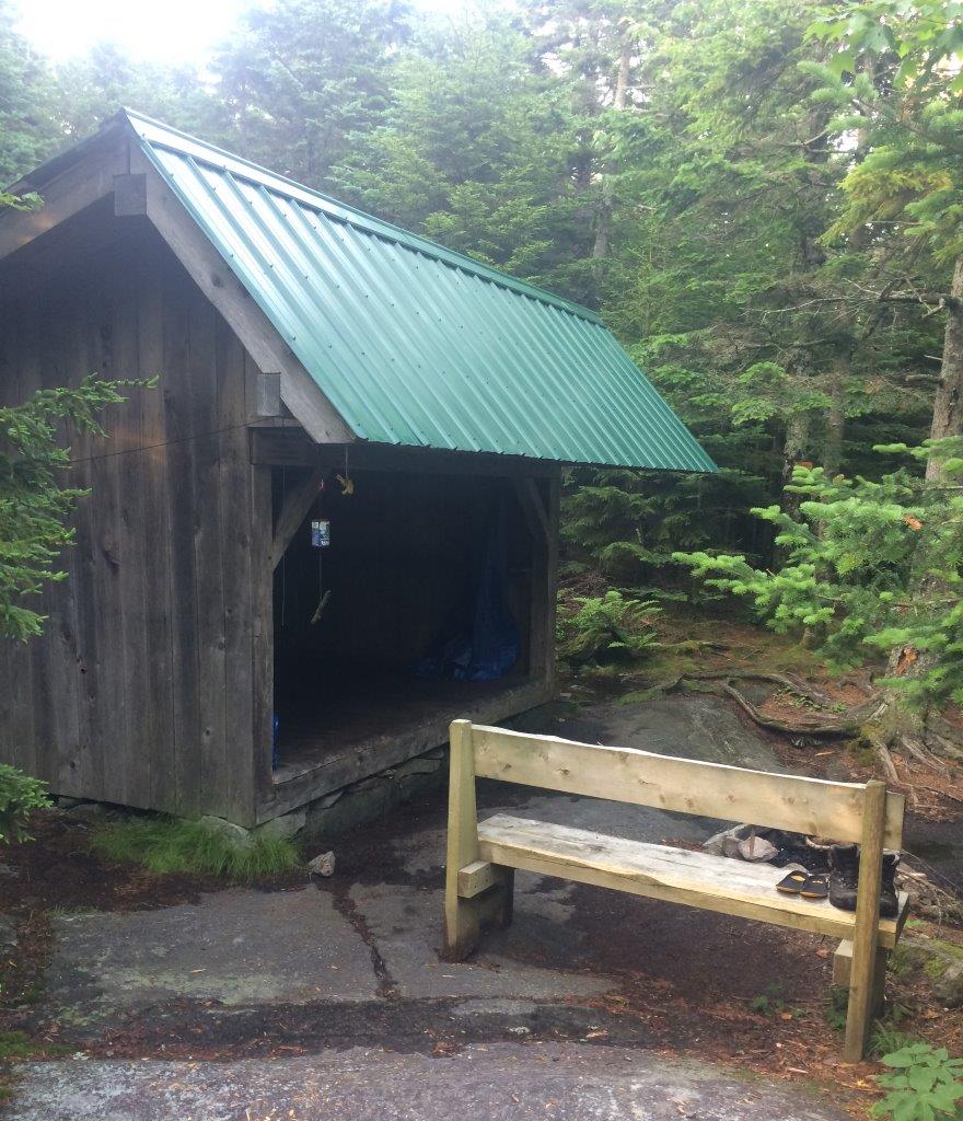 Shooting Star Shelter, my final respite on the Long Trail.