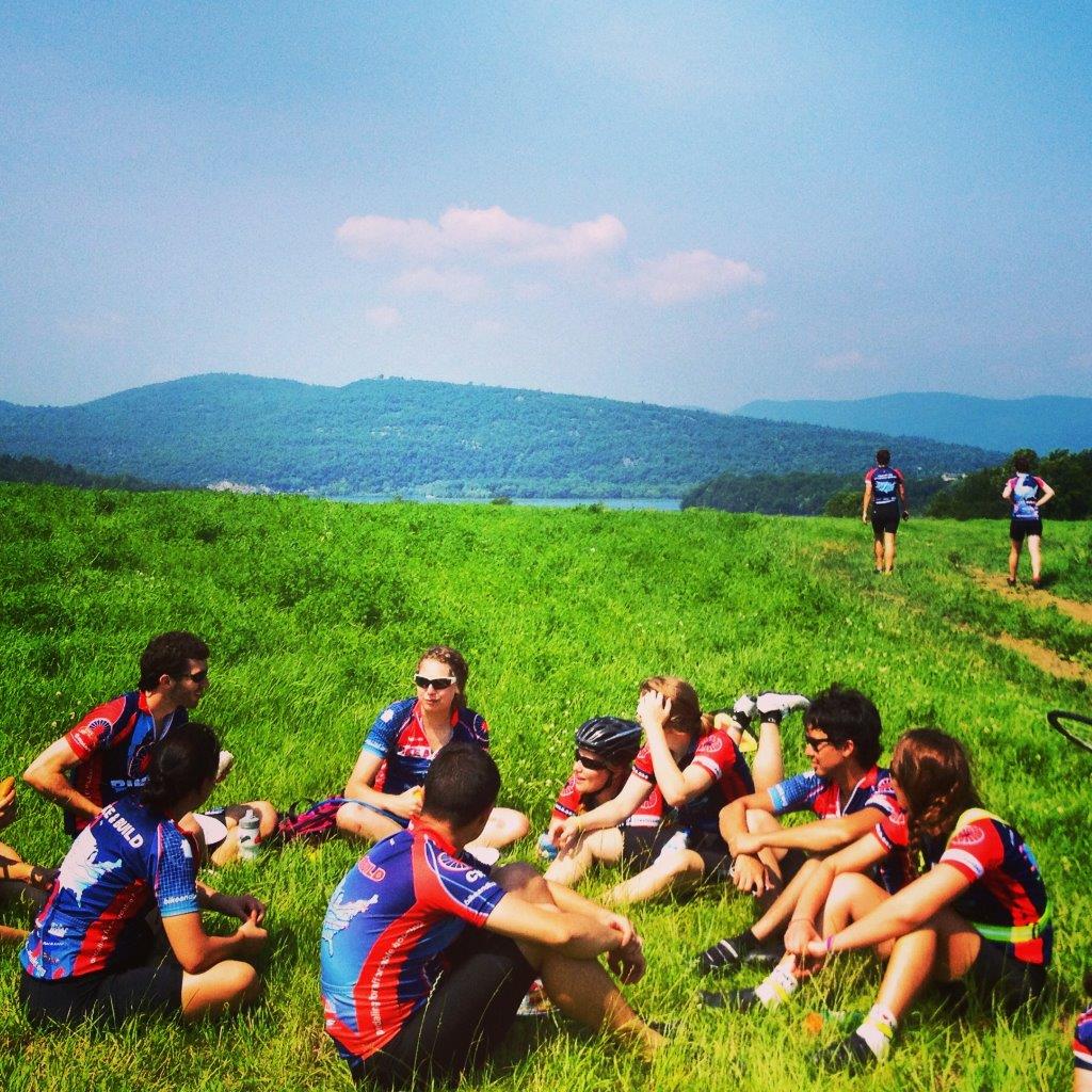 Biking through Vermont with Bike & Build in summer of 2013.